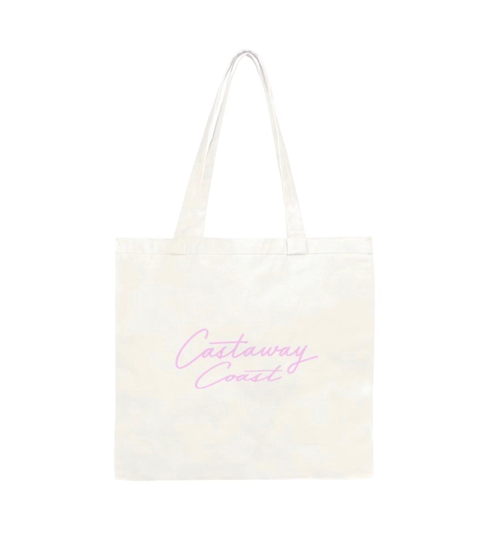 Castaway Club tote pink